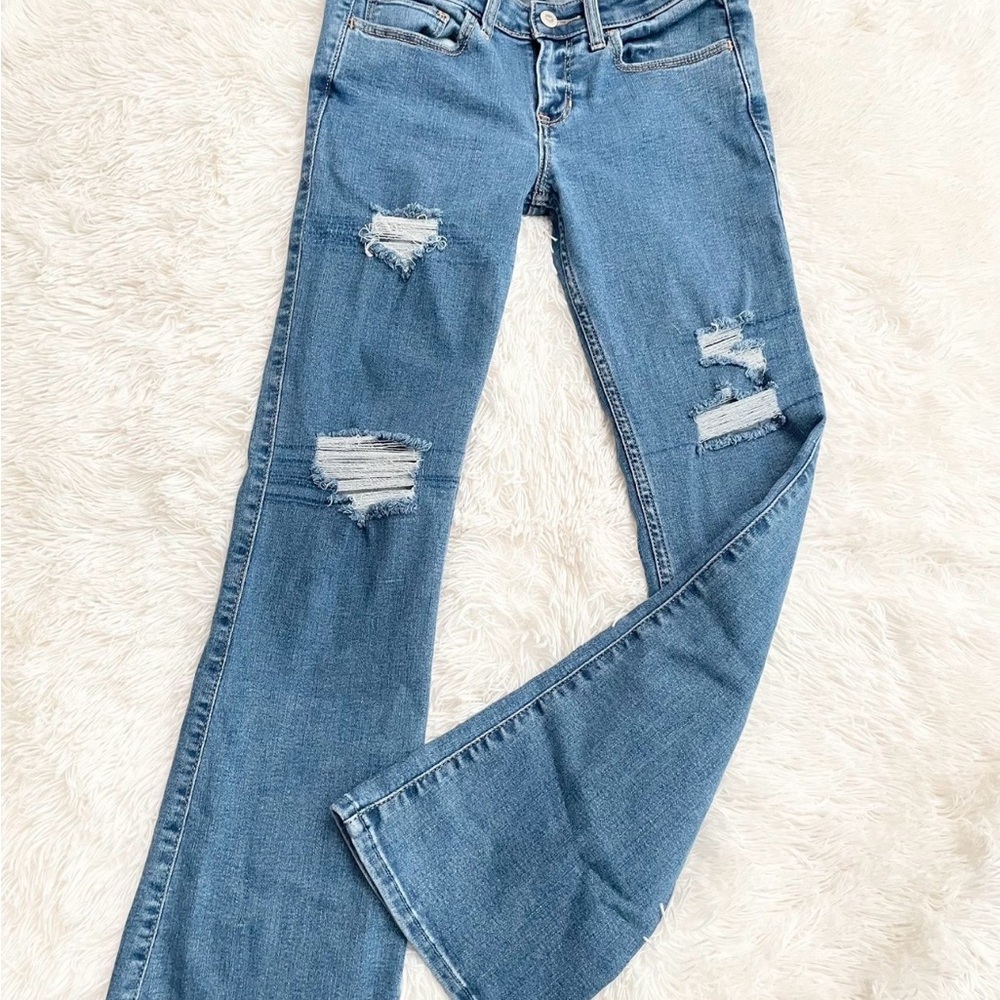 Hollister Soft Stretch Women's Low-Rise Boot Cut Jeans W25 L29